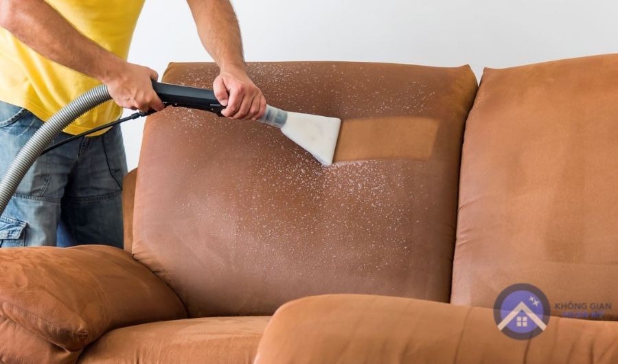 Hình ảnh vệ sinh ghế sofa công ty Mỹ Đức