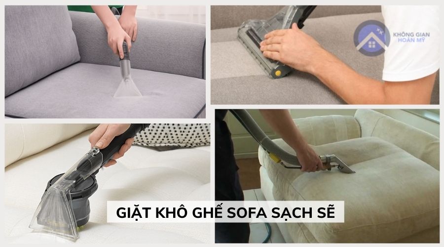 Cách giặt khô ghế sofa