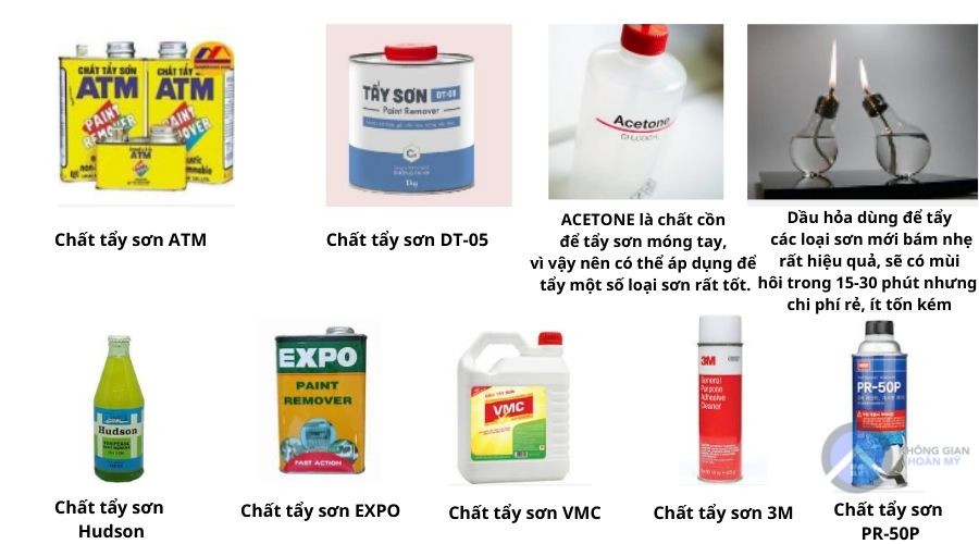 Danh sách chất tẩy sơn vệ sinh công nghiệp tại tphcm