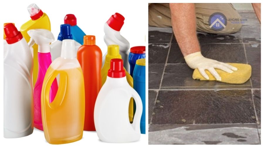 Hóa chất tẩy rửa chuyên dụng tẩy xi măng trắng